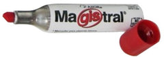 Marcador p/Pizarrón Magistral Aluminio Rojo AZOR® 830-12RO Pieza 7501428700747 01