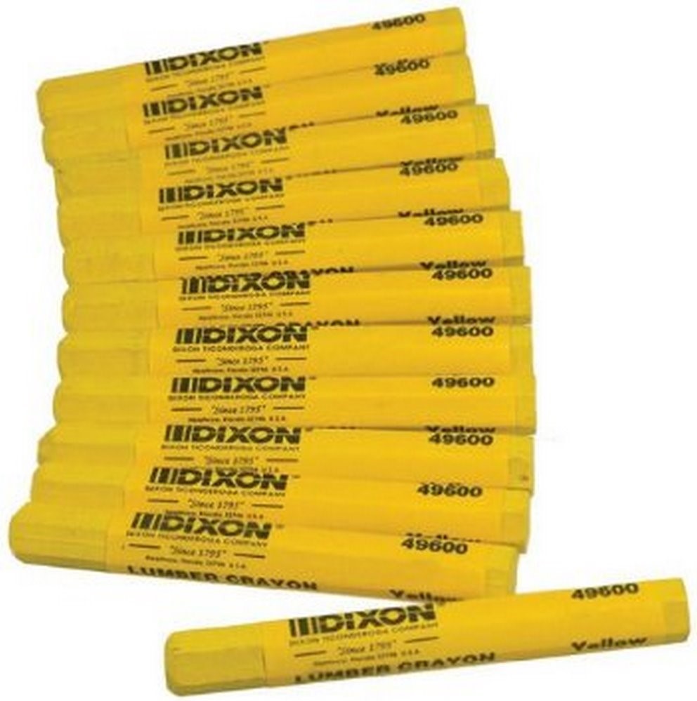 Crayón Industrial Amarillo #141 Dixon® 1996 Pieza 7501147414116 02