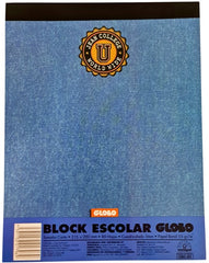 Block Carta Escolar Globo Jean College WW 80 hojas Cuadro 5mm Venepal® Pieza 7591152017969 01