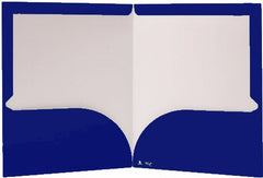 Fólder Doble Solapa 9.5cm Elite File Laminado Azul Marino Carta Irasa® EL-3007 Pieza 7501249830074 0