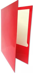 Fólder Doble Solapa 9.5cm Elite File Laminado Rojo Carta Irasa® EL-3004 Pieza 7501249830043 01