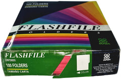 Fólder Color Neón FlashFile® pack c/100 Coral Neón Carta Irasa® FF-2272 Caja 7501249822727 02