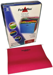 Fólder Colgante Foldaflex Plus c/Jinetes 1/3 c/25 Rojo Carta Irasa® CL-6105 Caja 7501249860057 01