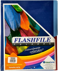 Fólder Bitono FlashFile® Ejecutivo c/25 Colores (5) Carta Irasa® FF-0390 Paquete 7501249803900 02