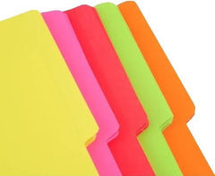Fólder Color Neón FlashFile® pack c/100 Colores Neón(5) Carta Irasa® FF-2275 Caja 7501249822758 02