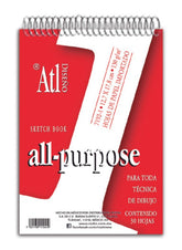 Block p/Arte MixMedia All Purpose #1 130g 30 hojas 12.7×17.8 Atl® 15218 Pieza 7501139112419 01