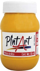 Pintura Acrílica PintArt Amarillo Cadmio Oscuro 100ml #203 PintArt® PP0AE07203 Pieza 7501858948818 0