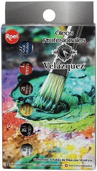 Pintura Oleo Velázquez Set 16ml Colores c/6 Roel® P04000B06 Paquete 7501858913724 01