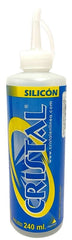 Adhesivo Cristal® Silicon Liquido Transparente 240ml Roel® P61-CSILI-0240 Pieza 7501858981297 01