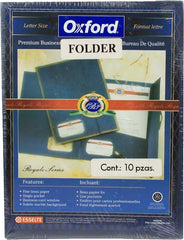 Fólder Premium Royal c/10 Azul Marino Carta Esselte® 10702 Paquete 78787107021 01