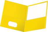 Fólder Doble Solapa Cartoncillo Gofrado Mate Amarillo Carta Oxford® 57509 Pieza 78787575097 01