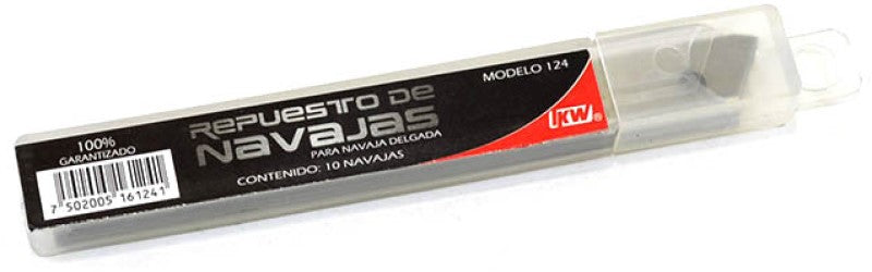 Repuesto p/Cuchilla Chico c/10 9mm IKW® 124 [Pieza] 7502005161241 2