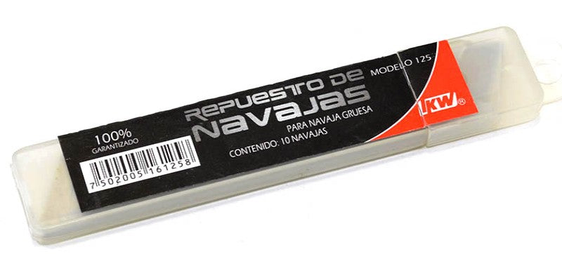Repuesto p/Cuchilla Grande c/10 18mm IKW® 125 [Pieza] 7502005161258 Imagen principal del producto
