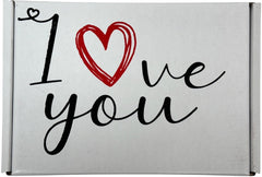 Caja Cartón San Valentín Love You Blanco 20×15×6cm DaccArT® [Pieza] 7506457801595 2