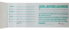 Block Boletos p/Rifa c/Folio c/100 7.2×21.5cm Poliformas® PF-0100 [Pieza] 9230092301001 2