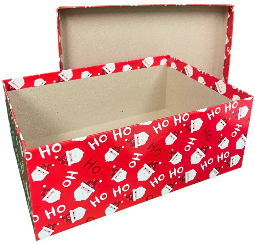 Caja Cartón Navidad HoHo Rígida 29×20×11cm DaccArT® Pieza