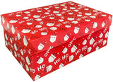 Caja Cartón Navidad HoHo Rígida 29×20×11cm DaccArT® Pieza 2