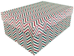 Caja Cartón Navidad Zigzag Rígida 29×20×11cm DaccArT® [Pieza] 2