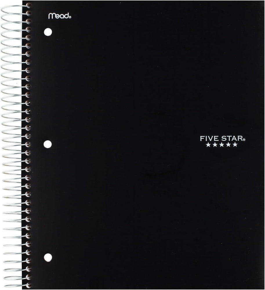 Cuaderno Profesional Espi FIVE STAR®Negro5 Materias 200 hojas Raya Mead® 820004-22 [Pieza] 43100085034