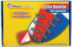 Arillo p/Engargo.metálico c/30 p/225 Hojas 2:1" Negro 1" OfficeEASE® A2112 Caja 7502224108607 02