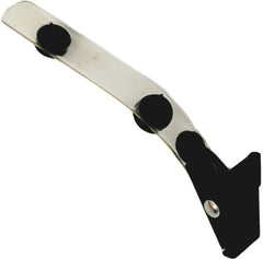 Broche p/Gafete Caimán Plástico Negro Transparente Garo® [Pieza]