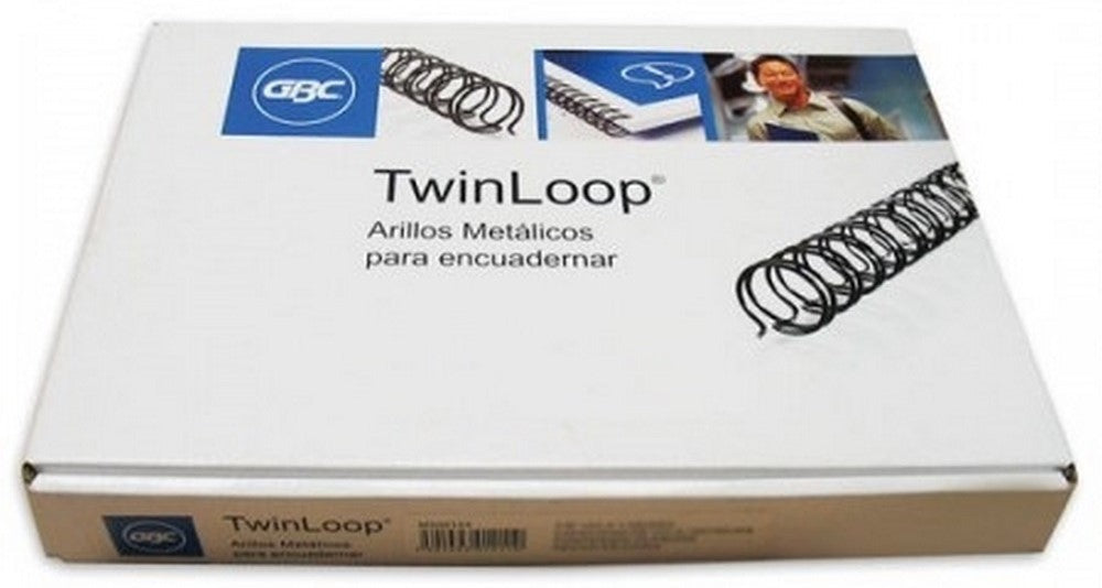 Arillo p/Engargo.metálico p/Redondo Wire-O c/20 2:1" Negro 1" Proesa® M500127 [Caja]
