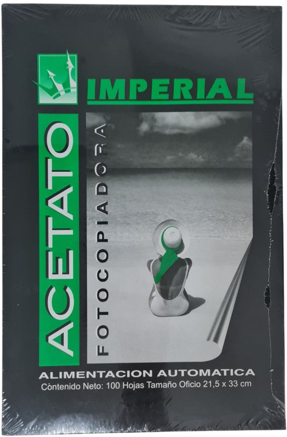 Acetato Xerográfico c/100 Oficio Imperial® 0551 Caja 7501126305510 01