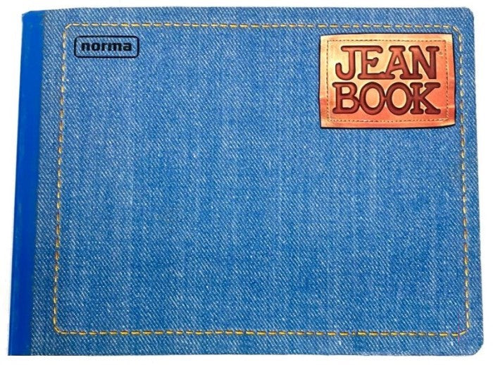 Cuaderno f/ItalianaCosido Jean Book 100 hojas Cuadro 7mm Norma® 524080 [Pieza] 7702111240803