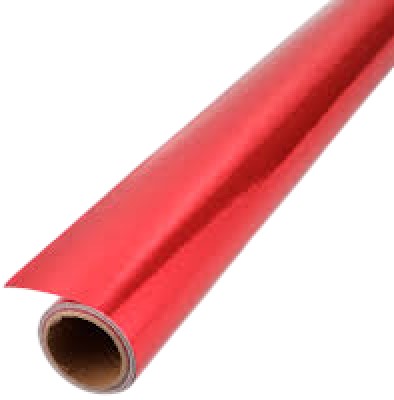 Papel Metalizado Unifoil 1/cara Rollo Rojo .53×5m Galas® [Rollo] 7501555630009