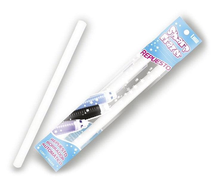 Borrador t/Lápiz Repuesto Auto-Eraser Blanco c/2 IKW® 704 [Paquete] 7502005167045