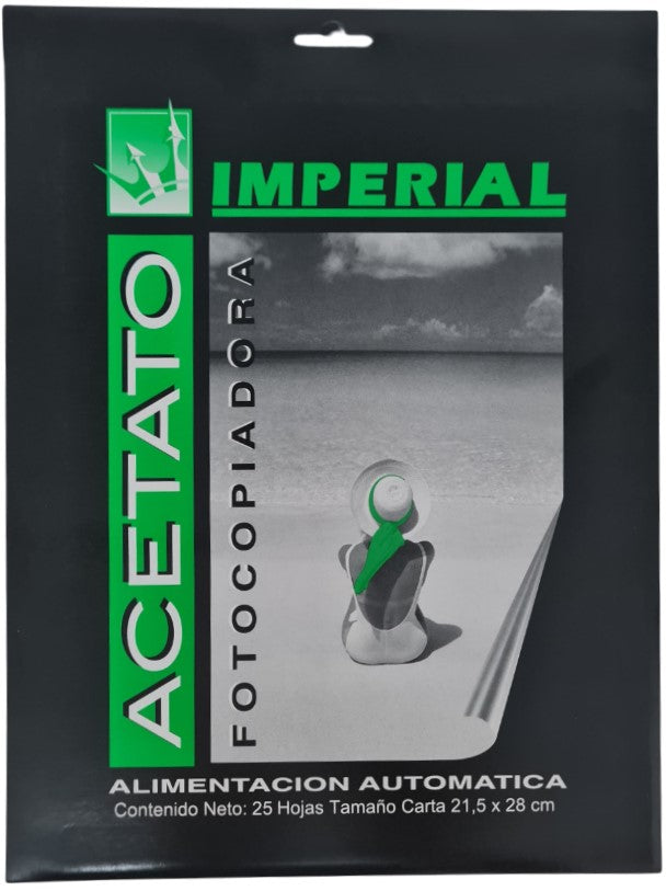 Acetato Xerográfico c/25 Carta Imperial® 0558 Caja 7501126305589 01