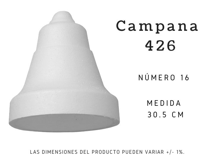 Unicel Figura Campana 32cm 426 Pieza 01