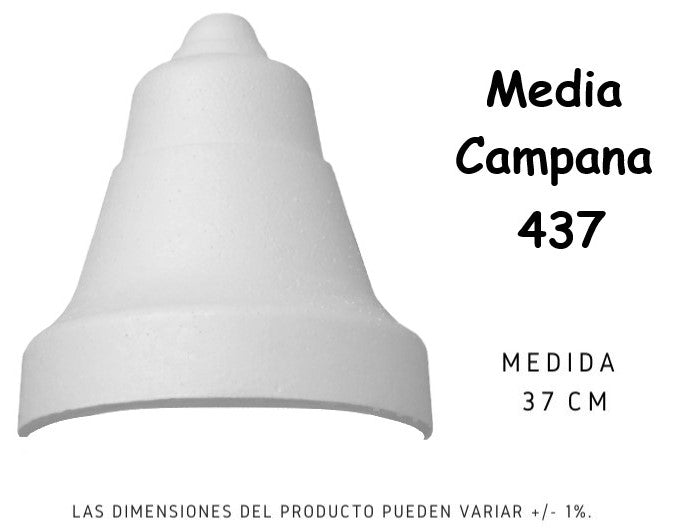 Unicel Figura Media Campana 37cm 437 Pieza 01