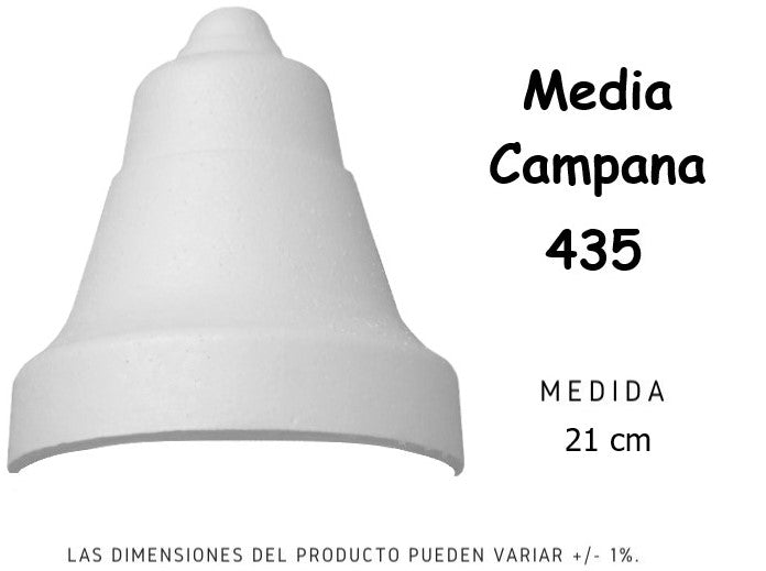 Unicel Figura Media Campana 21cm 435 Pieza 01