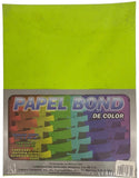 Papel Bond Color c/100 75g Lima Radiante Carta Imperial® Cien hojas 7501126383648