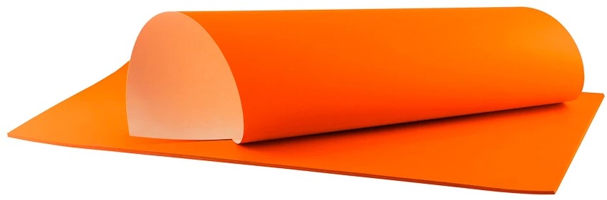 Cartulina Fluorescente 180g Naranja Neón 47.5×66cm Imperial® 0946 Hoja 01