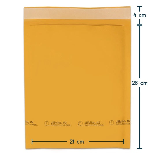 Sobre Bolsa c/Burbuja Cierre c/Adhesivo #2 Golden Kraft 8½×12" Mapasa® IA0399 Sobre 01