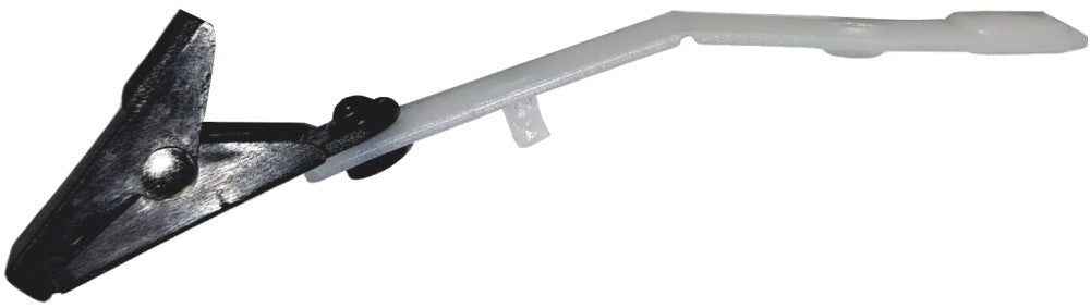 Broche p/Gafete Caimán Plástico Negro Opaco Garo® [Pieza] 2