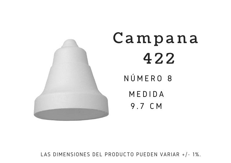 Unicel Figura Campana 11cm 422 Pieza 01