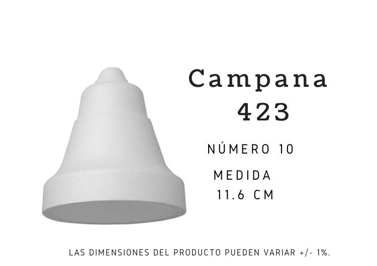 Unicel Figura Campana 14cm Proesa® 423 [Pieza]