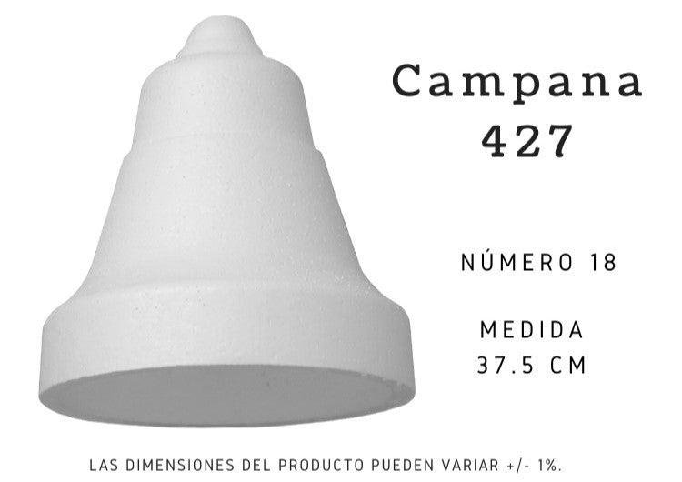 Unicel Figura Campana 37cm 427 Pieza 01