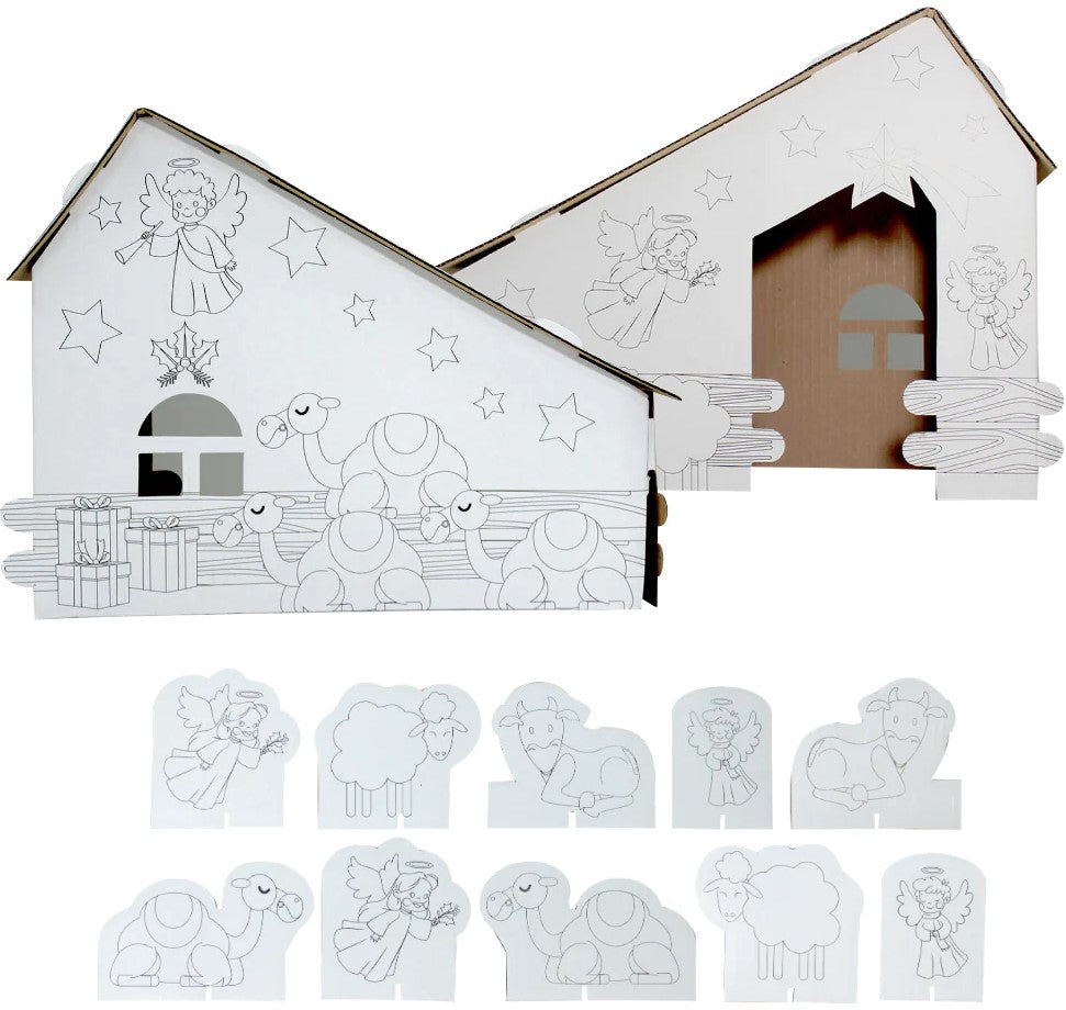 Material Didáctico Pesebre Navidad Coloréame DaccArT® [Pieza] 7506457801267
