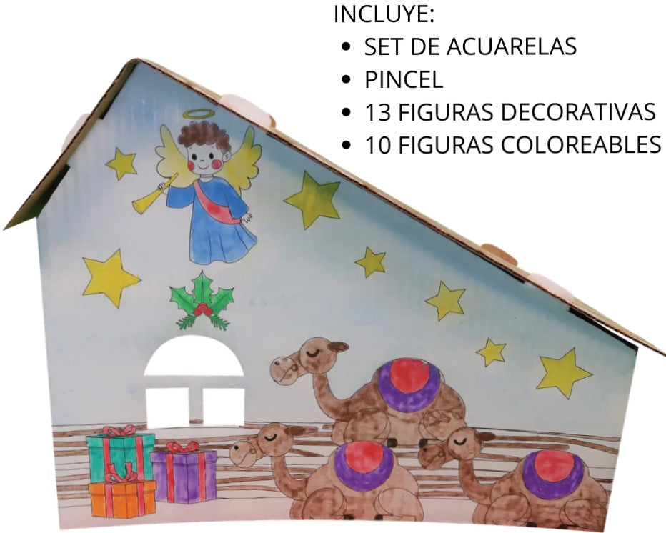 Material Didáctico Pesebre Navidad Coloréame DaccArT® [Pieza] 7506457801267 2