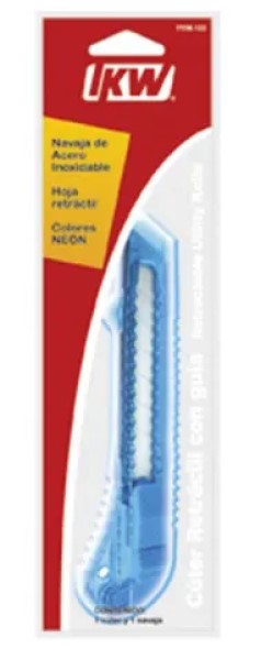 Cuchilla Retráctil Uso Ligero Grande18mm IKW® 122 [Pieza] 7502005161227