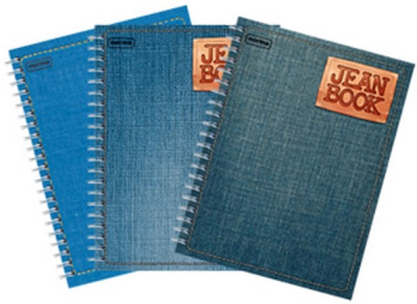 Cuaderno Profesional Espi Espiral Jean Book 100 hojas Cuadro 7mm Norma® 524113 Pieza 7501808041132