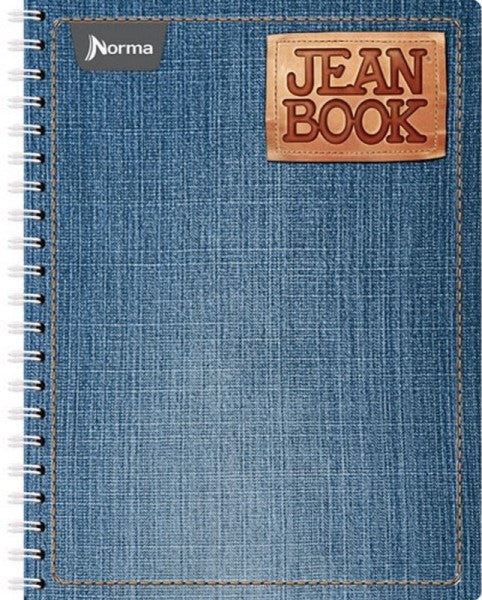Cuaderno Profesional Espi Espiral Jean Book 100 hojas Raya Norma® 524175 [Pieza] 7501808041750