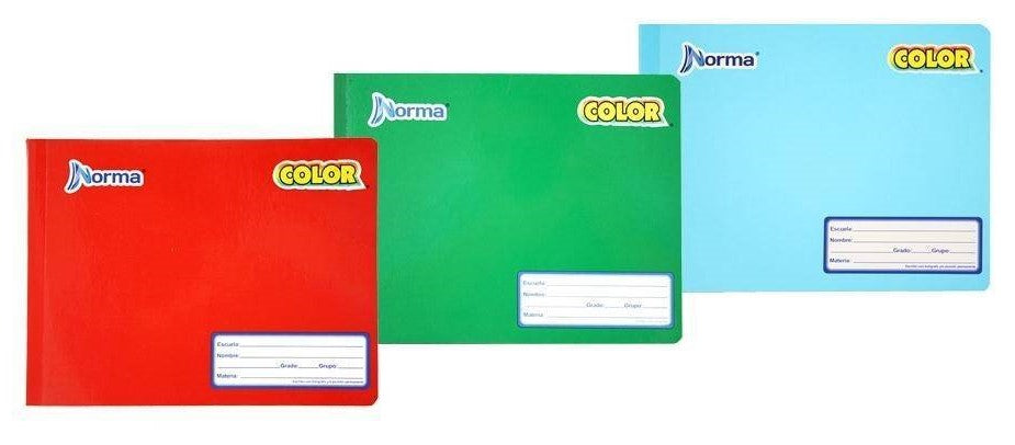 Cuaderno f/ItalianaCosido Color 360° 100 hojas Cuadro 7mm Norma® 205635-581298 [Pieza] 7702111812987