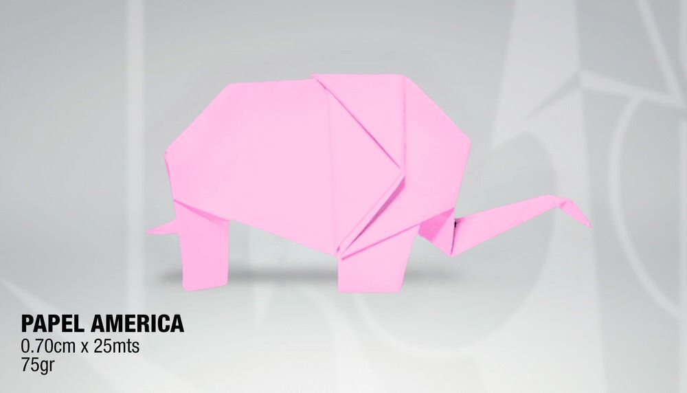 Papel América x Metro 75g Rosa Pastel .70×1m Imperial® 4123-P Metro 01