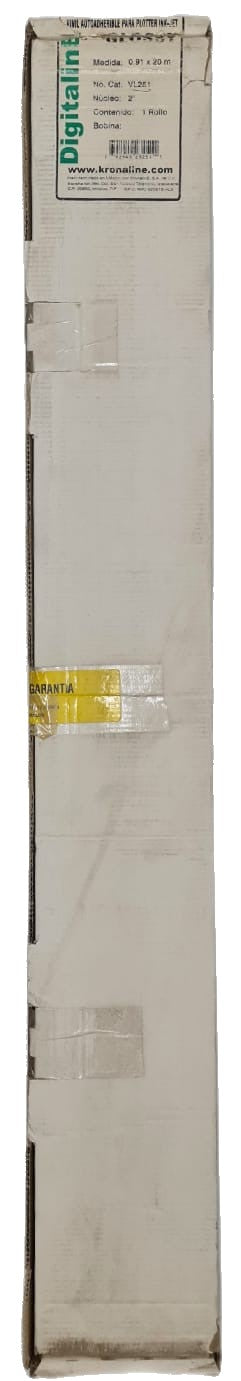 Vinil Rollo Inkjet Glossy N/2" .91×20m KronalinE® VL251 [Rollo] 792949232511 3