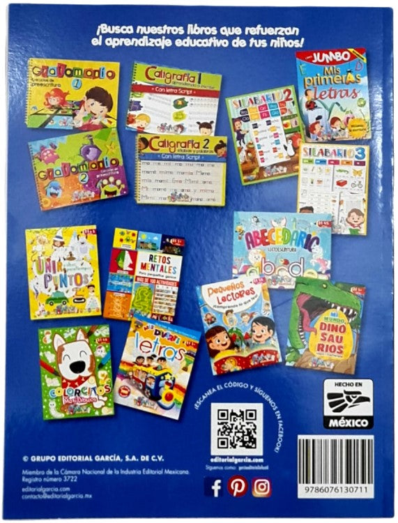 Libro Infantil Coloreal Primeras Palabras Ingles 112 paginas G.E.García 1240 [Pieza] 9786076130711 2